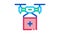 drone delivery Icon Animation