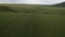 Drone flight above beautiful countryside