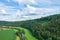 drone flight over black forest area south Germany