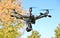 DRONE In Flight - Professional High Tech Camera UAV / UAS