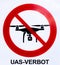 Drone fly not allowed