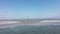 Drone Flying Out To Morris Island Lighthouse, Folly Beach, South Carolina