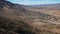 Drone flying over Morongo Valley mountain