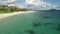 Drone footage of Lanikai beach, Honolulu, Hawaii