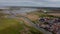 Drone footage of the River Alde at Snape Maltings in Suffolk