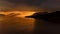 Drone footage of a stormy sunset over Loch Linnhe, from North Ballachulish, Fort William, Scotland