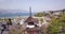 Drone footage of Tahoto Pagoda on Miyajima island, Japan.