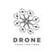 Drone form logo vector, technology companies