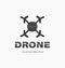 Drone icon. Mobile camera.