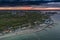 Drone image of Langeron Beach Odessa Ukraine