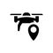 Drone location map icon