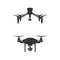 Drone Logo Design Icon Technology Camera Vector