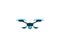 Drone logo vector icon