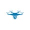 Drone logo vector icon design