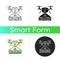 Drone mapping icon