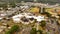 Drone orbit aerial clip Leon County Jail 4k