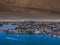 Drone Panoramic Aerial views of Sydney Harbour CBD and Downtown