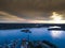 Drone Panoramic Aerial views of Sydney Harbour CBD and Downtown