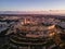 Drone photo - The Gozo Citadel at sunset. Malta