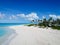 Drone photo of pier in Grace Bay, Providenciales, Turks and Caic