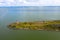 Drone photography of the flood protection dam Afsluitdijk, Netherlands