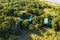Drone photography of a Lodge within the western shores of the iSimangaliso Wetland Park