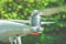 Drone propeller outdoors