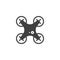 Drone, quadcopter vector icon