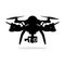 Drone robot technology icon.