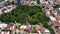 Drone's Perspective: Soaring Above Silvano Barba Park in Guadalajara