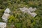 Drone scenery of traditional village of Dilofo in Central Zagori, Epirus region, in the Ioannina regional unit in Greece