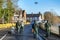 A drone is sent up by West Midlands Ambulance team to survey Bewdley floods