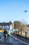 A drone is sent up by West Midlands Ambulance team to survey Bewdley floods