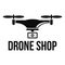 Drone shop logo, simple style