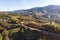 Drone shot aerial view landscape of mountain