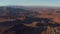 Drone shot of deadhorse point state park with canyons and river bends