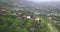Drone shot of Ketep Pass viewing post in clear condition weather in the morning