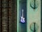 Drone Shot Purple Electric Guitar on the railroad