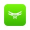 Drone video camera icon digital green