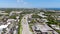 Drone video Delray Beach FL Federal Highway 4k