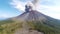 Drone Video of Volcan de Fuego Eruption in Guatemala