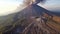 Drone Video of Volcan de Fuego Eruption in Guatemala