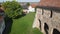 Drone view at the abbey of Lorsch in Germany