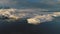 Drone view above Antarctic polar station - Vernadsky Base.