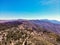 Drone View From Above The Rim of The World Looking Across The San Bernardino Mountains Towards Mounts San Gorgonio