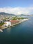 Drone View of Acapulco's Maritime Terminal: A Vertical Aerial Image