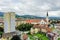 Drone view on the Austrian city Knittelfeld