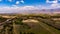 Drone View Of Chapman Hills Looking Towards the San Gabriel Valley