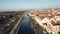 Drone view from the city of Aveiro