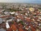 The drone view of Darussalam Mosque in Purbalingga City